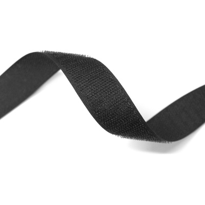Suchý zip našívací 20mm háček (hook) černý