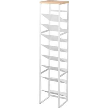 YAMAZAKI Бял метален стелаж за вино брой бутилки 16 20x88, 5x19 cm Tower - YAMAZAKI (1810879_1491)