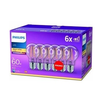Philips LED крушка Philips Bombilla Прозрачен E 60 W (2700k)