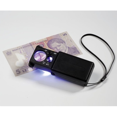 Leuchtturm výsuvná lupa s LED podsvícením 10x / 30x