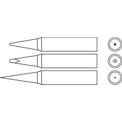 Star Tec 80154 pájecí hrot tužkový Velikost hrotů 1 mm Obsah 1 ks