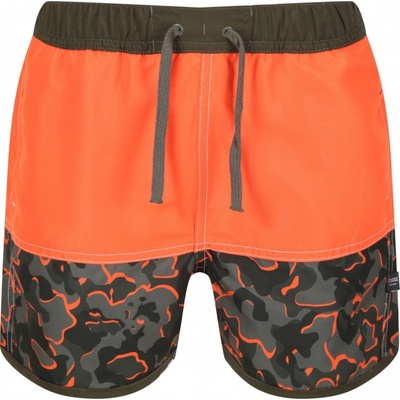 Regatta dětské kraťasy SERGIO oranžová/khaki