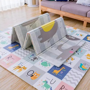  Двулицев, водоустойчив детски килим / подложка за игра 180 x 200 см. , дебелина 8 мм. микс разцветки М21-245