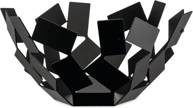 Alessi Купа за плодове LA STANZA DELLO SCIROCCO 27 cм, черна, Alessi (ALMT02B)