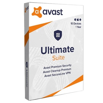 Avast Ultimate 10 устройства / 1 година електронен лиценз електронен лиценз