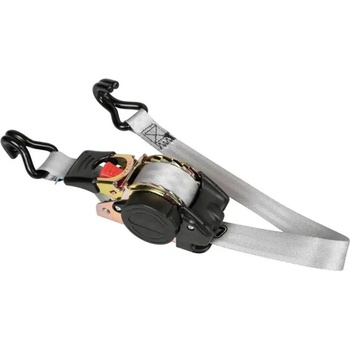 Sťahovací samonavíjací popruh s dvojitým hákom, nosnosť 600 kg, Lampa 600 3 m 25 mm