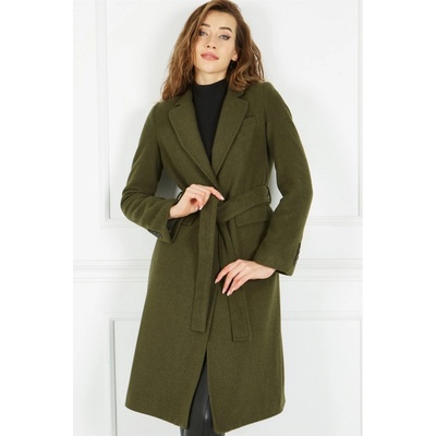 Dewberry Z6628 Women's coat Right kaki