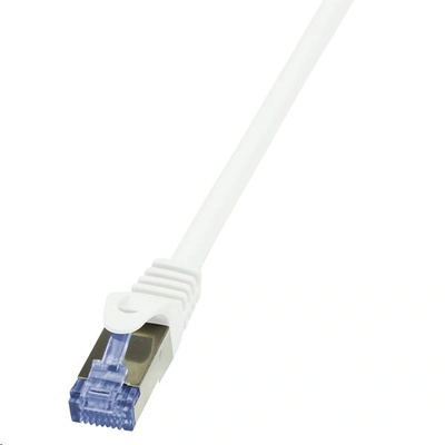 LogiLink Пачкорд кабел Logikink Cat. 6A 10G S/FTP PIMF PrimeLine 50m бял (CQ3141S)