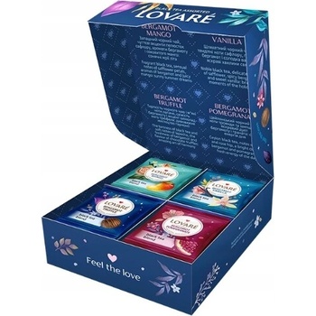 LOVARÉ Kolekce čajů Bergamot Assorted 32 sáčků
