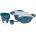 BabyJem Бебешки комплект за баня BabyJem - 5 части, Indigo Blue (439)