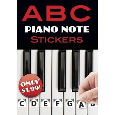 MEINL A B C Piano Note Stickers samolepky na klaviaturu noty