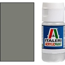 Italeri Farba Acrylic Metallic Flat Steel 20ml