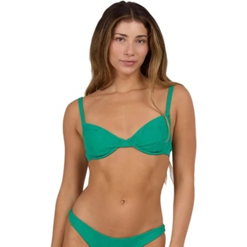 SALTY CREW Seafarer balcony bikini top - Green (Kelly Green)