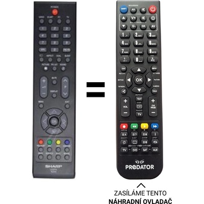 Dálkový ovladač Predátor Sharp 9JR9800000002 RL57S