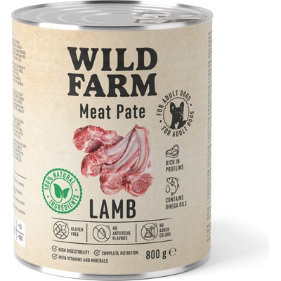 Wild Farm Pate Lamb 800 g