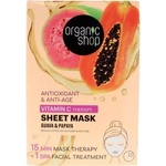 Organic Shop Маска за лице Organic Shop 25 г Антиоксидантна и против стареене