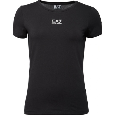 Dámske tričko EA7 T SHIRT čierna biela