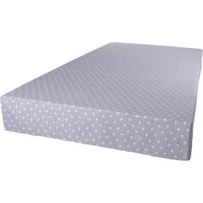 Kaarsgaren 2v1 Tencel prostěradlo a chránič šedé puntíky 70x160