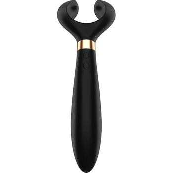 Image 1 of Satisfyer Комбиниран вибратор и стимулатор "satisfyer endless fun black" 23 см