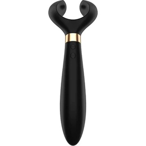 Satisfyer Комбиниран вибратор и стимулатор "satisfyer endless fun black" 23 см
