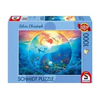 Schmidt Spiele Silvia Christoph: Yin & Yang Im Reich der Meerestiere (1000 Teile)