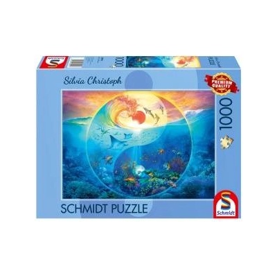 Schmidt Spiele Silvia Christoph: Yin & Yang Im Reich der Meerestiere (1000 Teile)