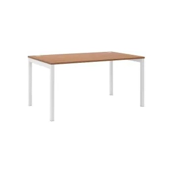 Image 1 of Quadrifoglio Офис бюро Column 140х80см бяло/орех