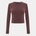 I Saw It First Фланелка с дълъг ръкав I Saw It First Long Sleeve Rib Button Top - Brown