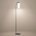EGLO 390462 - LED подова лампа MENORCA LED/7W/230V + LED/1, 6W, хром (EG390462)