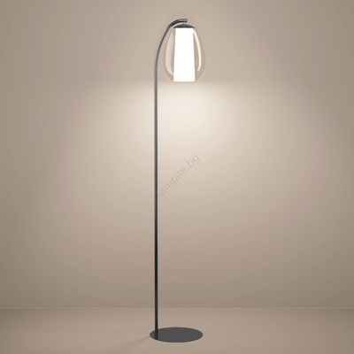 EGLO 390462 - LED подова лампа MENORCA LED/7W/230V + LED/1, 6W хром (EG390462)