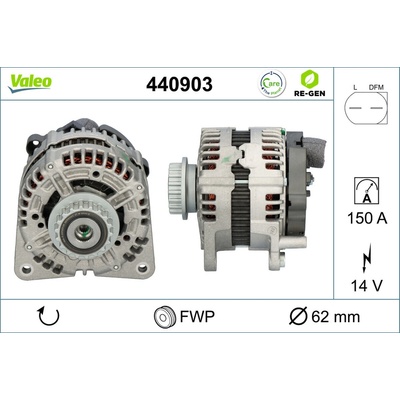 Alternátor VALEO 440903