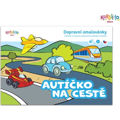 Kresli.to Dopravné omaľovánky Autíčko na ceste