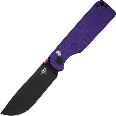 Bestech GLOK 14C28N Černý Stonewash G10 Fialový Button Lock BG55D