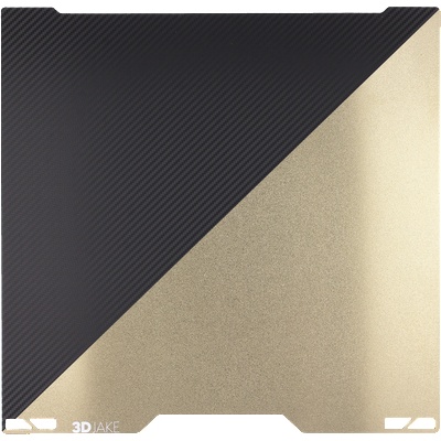 3DJAKE Плоча за вграждане от PET/PEI - въглерод - 355 x 325 mm (CARBP-355X325)