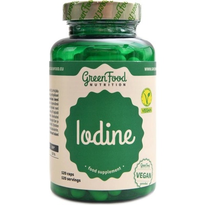 GreenFood Nutrition Jód Iodine 90 kapsúl