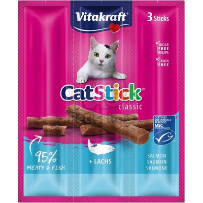 Vitakraft Cat Stick Classic - сьомга 3 бр