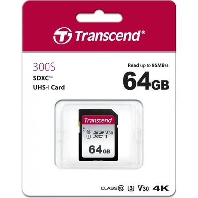 Transcend SDXC 64 GB UHS-I U3 TS64GSDC300S