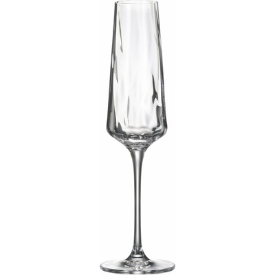 ROYAL CRYSTAL BOHEMIA Súprava pohárov na šumivé víno Crystal Winestar Spirale 6 x 160 ml