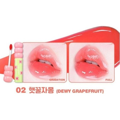 Colorgram Fruity Glass Tint Lesklý tint na rty Dewy Grapefruit 3 g