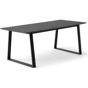 Hammel Furniture Черна сгъваема трапезна маса с черен плот100x210 cm Meza - Hammel Furniture (90651068600040)