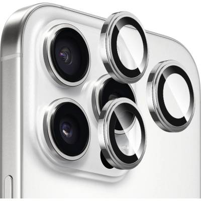 Blueo Калъф за iPhone 14 Pro / iPhone 14 Pro Max - оригинално стъкло от сапфирен кристал - сребрист