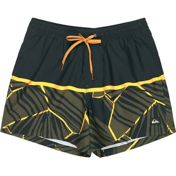 Quiksilver Бански гащета Quiksilver Everyday Poolsider 15´´ swimming shorts - Black (Black Panel Nat Geo)