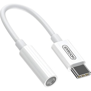 JOYROOM Адаптер Joyroom 3, 5 мм Mini Jack (женски) - USB Type-C (мъжки) - Бял KP32932