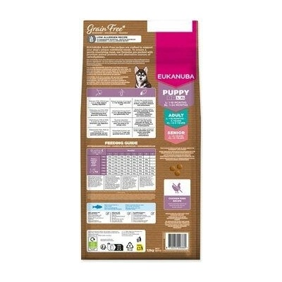 Eukanuba Grain Free Puppy Large rich in Ocean Fish 12 kg