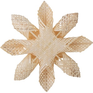 Bloomingville Бамбукова висяща коледна украса ø 55 cm Hani - Bloomingville (82050280)