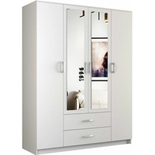 Topeshop Roma 4D2S se zrcadlem bílá