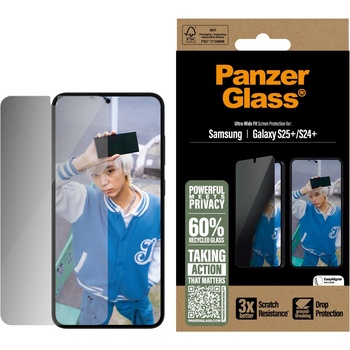 Panzer Стъклен протектор PanzerGlass - Privacy UWF, Galaxy S25 Plus (5715685017339)