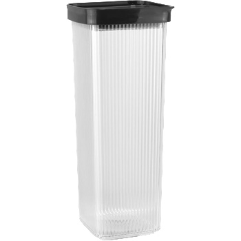 Horecano HOME-Кутия за съхранение квадратна АНТРАЦИТ 2150ml 11.3x11.3xh29.2cm (32109A) (017438)