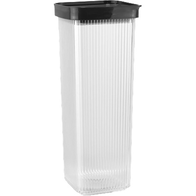 Horecano HOME-Кутия за съхранение квадратна АНТРАЦИТ 2150ml 11.3x11.3xh29.2cm (32109A) (017438)