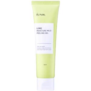 IUNIK Lime Moisture Mild Peeling Gel - Лек гел за ексфолиация с естествени AHA плодови комплекси 90мл